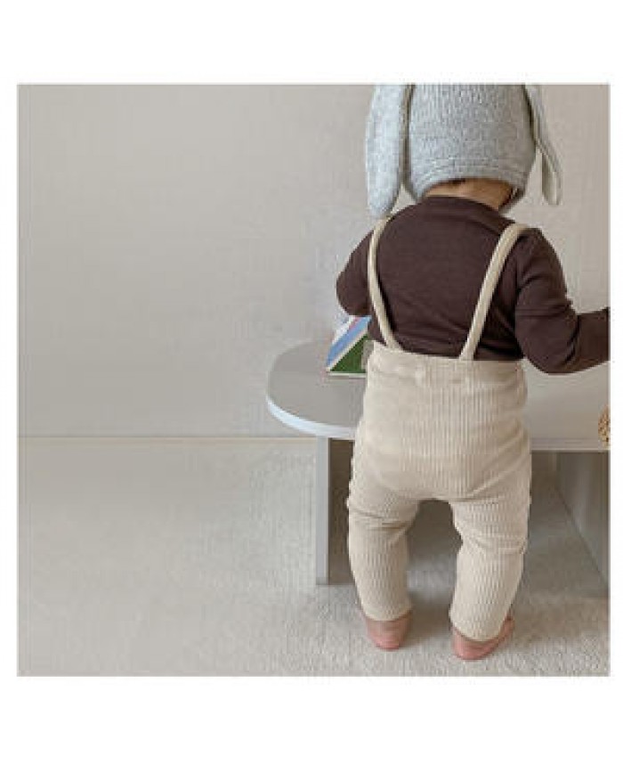 Ivy40957A 2021 Baby hot selling plain leggings toddlers cotton cheap trousers soft touch baby overall pants wholesale