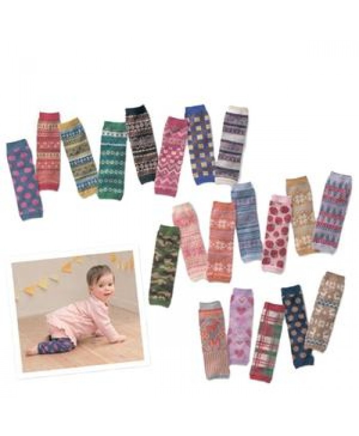 Baby and Toddler Leg Warmers Leggings Knee pads Girls Packs Baby Crawling Socks