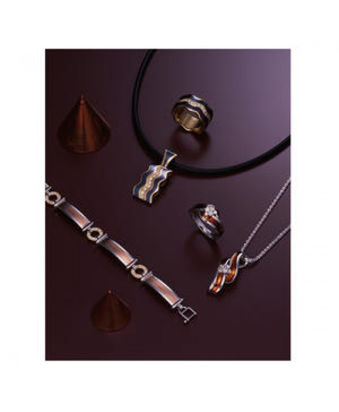 Cool refined colour change real gold necklace designer jewelry